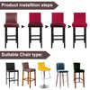 PiccoCasa Chair Cover, Bar Stool Cover, Counter Stool, Elastic Material,