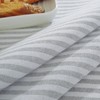 meioro Striped Tablecloth, Rectangular Tablecloth with Tassels, Washable Tablecloths, Decorative