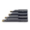 OSCARBIDE 1/2"Round Shank Boring Bar Set, 90 Degree with Indexable