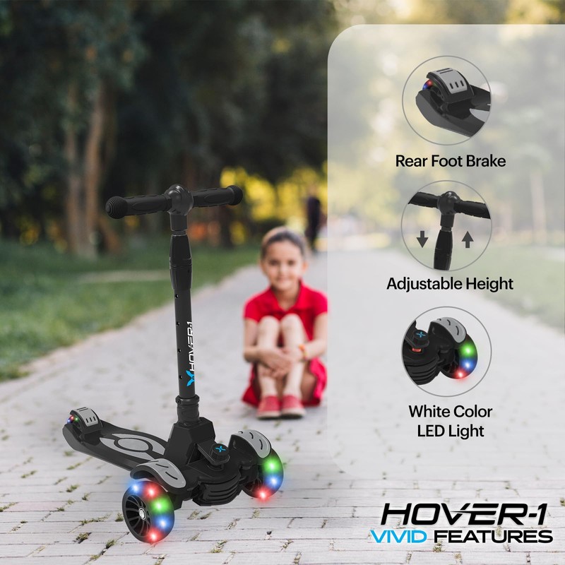 Hover-1 Vivid Folding Kick Scooter for Kids (5+ Year Old)