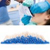 Pack of 100 Disposable Saliva Straws, Oral Care Sticks, Latex-Free