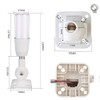 YJINGRUI LED Industrial Signal Tower Light 3 Colors Flash LED