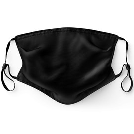 Primicity Face Mask with Filters - Reusable/Adjustable/Washable Black mask -Cotton fabric facemask - UK Seller