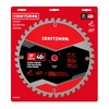 CRAFTSMAN 10 Inch 40T Carbide Circular Saw Blade/Table Saw Blade