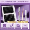 Fluffy Lash Cluster Kit 180D + 280D Mega Volume, 10–20mm