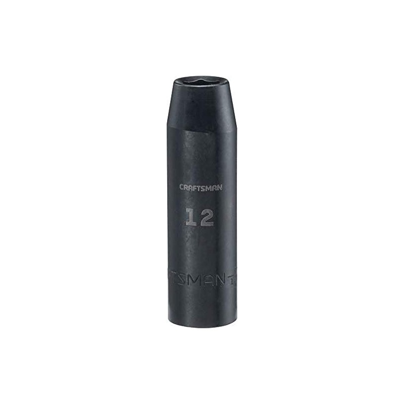 CRAFTSMAN Deep Impact Socket, Metric, 1/2-Inch Drive, 19mm (CMMT16080)