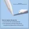 Tablet Stylus Magnetic Charging Bluetooth Stylus Pen with Tilt Sensitivity