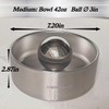 Stainless Steel Dog Slow Feeder Set – 2-in-1 Pet Bowl