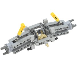 66Pcs Technic-Parts Kits Rear-Axle-Differential-Gear Set Compatible with Major Brand MOC-Accessories Pins-Frames-Beams-Connectors-Joint-Shock-Absorber