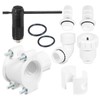 SPARES2GO Washing Machine Drain Out Kit Dishwasher Appliance Waste Pipe