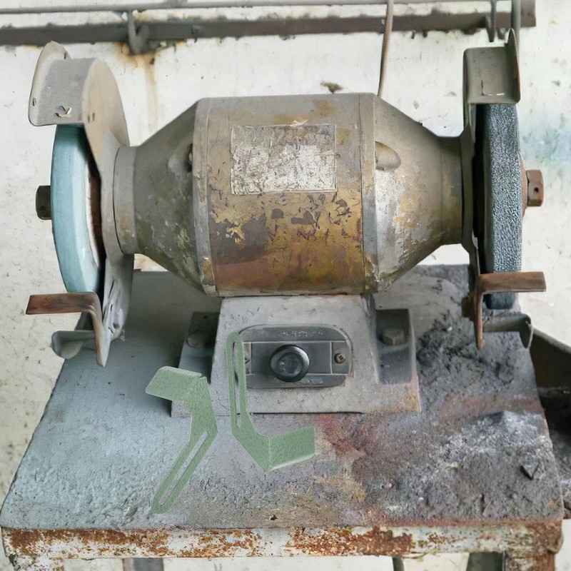 HOMSFOU Grinding Wheel Holder Tool Bracket Support Rack for 6