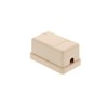 Networx Keystone Jack Surface Mount Boxes (1 Port, Ivory)