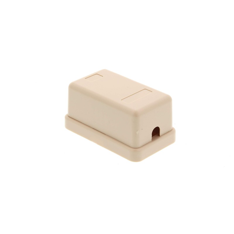 Networx Keystone Jack Surface Mount Boxes (1 Port, Ivory)