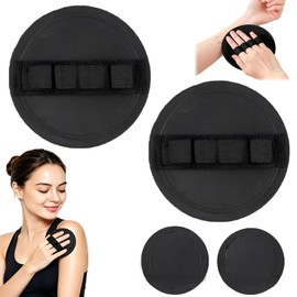 2 Pack No-Pain Exfoliating Pads, Dual Texture Elastic Loop Body Scrubber