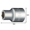 Tone Socket (6 Angle) 3S-08 Drive Angle 0.3 inch (9.5