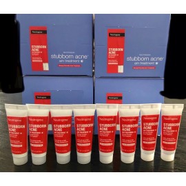 Neutrogena Stubborn Acne AM Treatment Benzoyl Peroxide Travel Sz .3oz Lot x 16