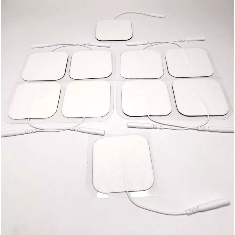 kwd 10 Electrodos Para Electroestimulador Tens 5x5 Centimetros
