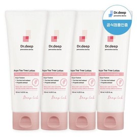Dr. Deep (현대Hmall)닥터딥 아크파 티트리 로션 120ml x4 (Modern Hmall) Dr. Deep Arkpa Tea Tree Lotion 120ml x4