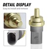 Hoypeyfiy 2Pcs 06A919501 Water Temperature Sensor - Cooling Sensor Replacement