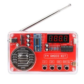 EIELE Soldering Practice Kit Digital Display HD Power Failure Memory Transparent Case Excellent Soldering Practice Project Ideal for School Teaching and Beginners (Soldering Required)