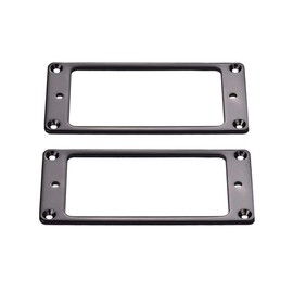 ERYUE Bezel for Pickups for Musical Instruments 2 Pickup Mounting Rings for Humbucker Pickups Cover Frame Set Replacement for LP Guitars