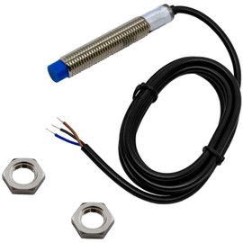 Lumonic Inductive Proximity Switch 8 mm NPN I Proximity Sensor Opener - IP67 I Proximity Sensor with Nickel-Plated Brass & 6 to 36 V DC Voltage