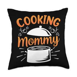 Cooking Mommy Mother Mom Cook Mama Mother's Day Throw Pillow