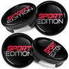 Biomar Labs 4 x Center Hubcaps, Compatible with Ford Centre