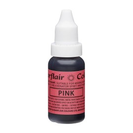 Sugarflair Pink Liquid Food Colouring Droplet For Colouring Royal Icing, Sugarpaste Buttercream, Sugarpaste Also For Painting & Can Be Used With An Airbrush - 14ml