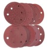 AKORD 50pcs 150mm Abrasive Sand Discs Velcro Sanding Paper 6