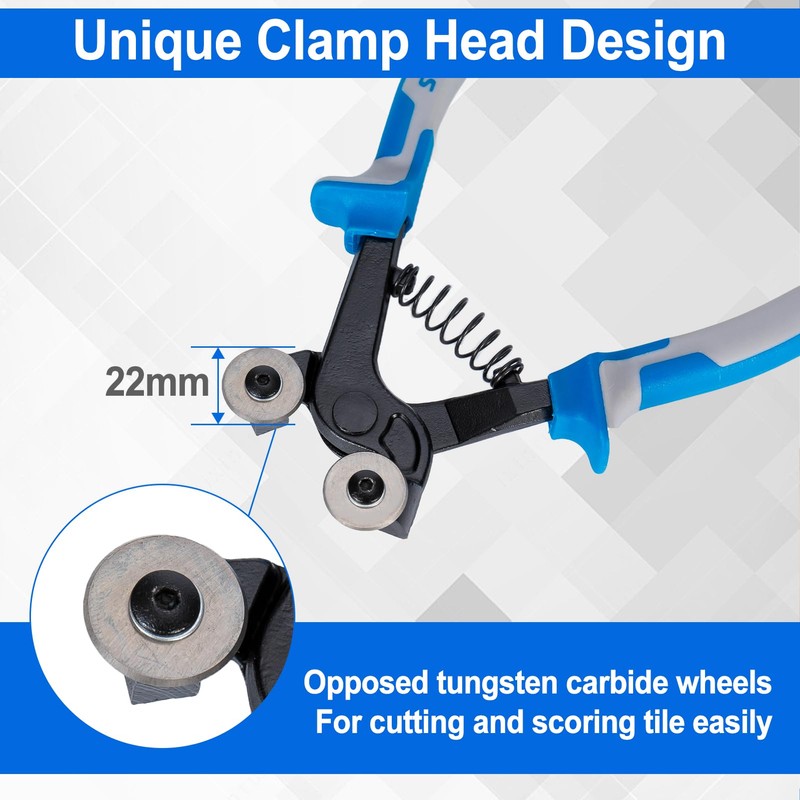 SPEEDWOX Tile Nipper, Roller Type, Roller Nipper, Tile Scrap Included,