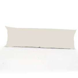 clicktostyle Easy Care Bolster 3ft (91 cm x 50 cm) Long Polycotton Pillow Case Only 20 Colours Available (Silver)