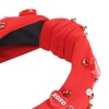 Rhinestone Embellished Knotted Headband Heart Decoration Knotted Jeweled Headband for