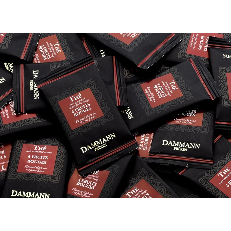 Dammann Freres Sachets, Quatre Fruits Rouges Tea Bags, Premium Gourmet
