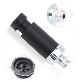JCCGLOBAL 10068563 Oil Pressure Sensor Switch, Pressure Switch, Plunger Actuator, Automatic Operation, Black
