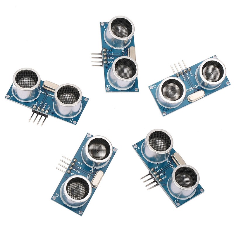 5pcs HC SR04 Ultrasonic Ranging Module Distance Measuring Sensor Transducer