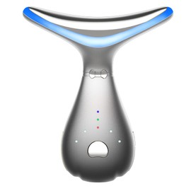 Abscalar Red Light Therapy for Face,Facial and Neck Massager,Light Therapy Wand,Black