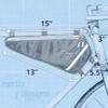 Triangle Bicycle Bag - Form Fitted Frame Mount Storage Solution