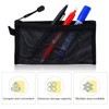 CNYMANY 4 Sizes Mesh Pouch, Nylon Mesh Bags With Zipper,