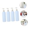 Gatuida 4Pcs Refillable Pump Shampoo Dispenser Elegant Lotion Wash Bottles