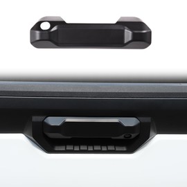 HAPPYHORSE Car Tailgate Handle Cover Trim Compatible with Toyot@ Tundra 2022-2024 ABS Rear Trunk Door Handle Cover Outer Tailgate Handle Cover Decoration Accessories (One Hole matt Black)