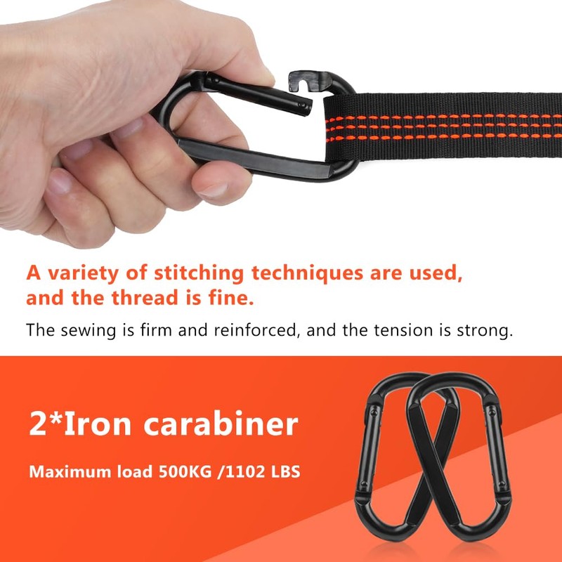 Vicloon 2pcs Hanging Rope, 2M Hammock Swing Straps Polyester String