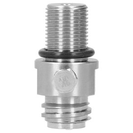 Soda Cylinder Valve Electroplating Brass CO2 Valve Adapter for M18x1.5 Tanks Accessory