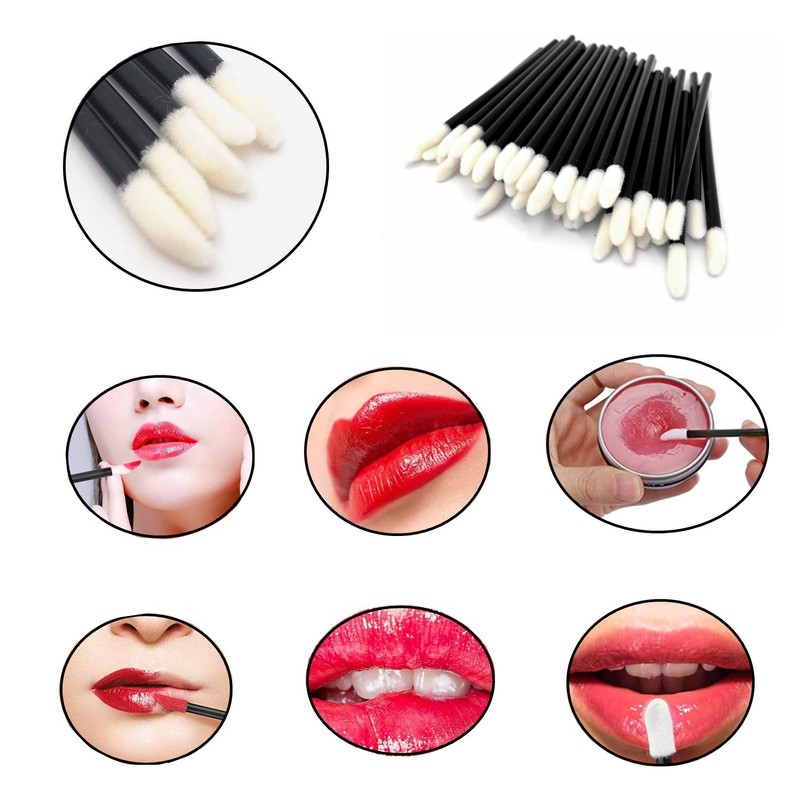 Disposable Makeup Brushes Set 150 Pieces Set 50 Lip Brushes