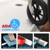 Duzzy 39 Inch Collapsible Shower Water Dam, Shower Threshold Water
