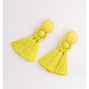 boderier Bohemian Statement Thread Tassel Chandelier Drop Dangle Earrings with