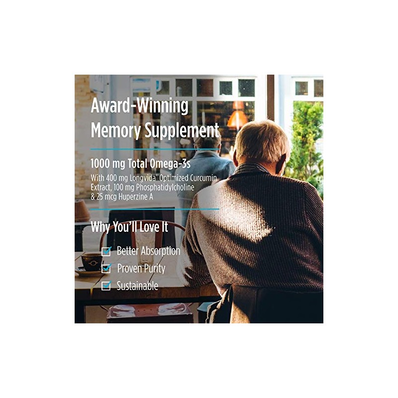 Nordic Naturals Omega Memory, 60 Count