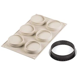 Silikomart Set of 6 Mini Tart Moulds