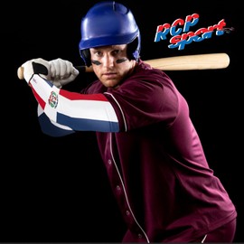 RCP Sports Sleeves, Compression Sun Protection Sleeves to Cover Arm (Medium, Dominican)