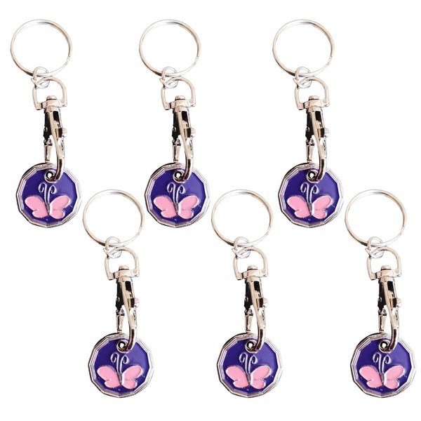 Fabulouz 6 X Shopping Trolley Tokens |New Shape 12 Edge